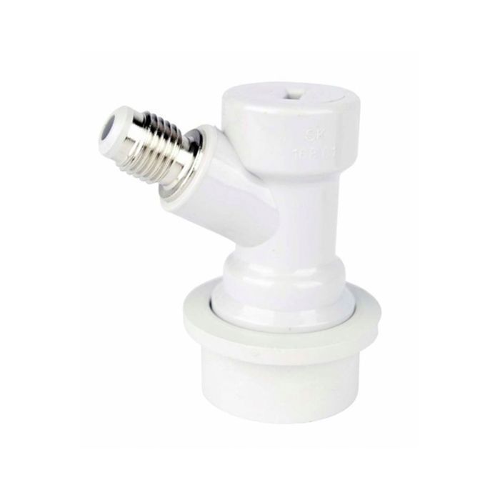 NC Gas Plug Connection - ICH-ZAPFE.DE - Round - White