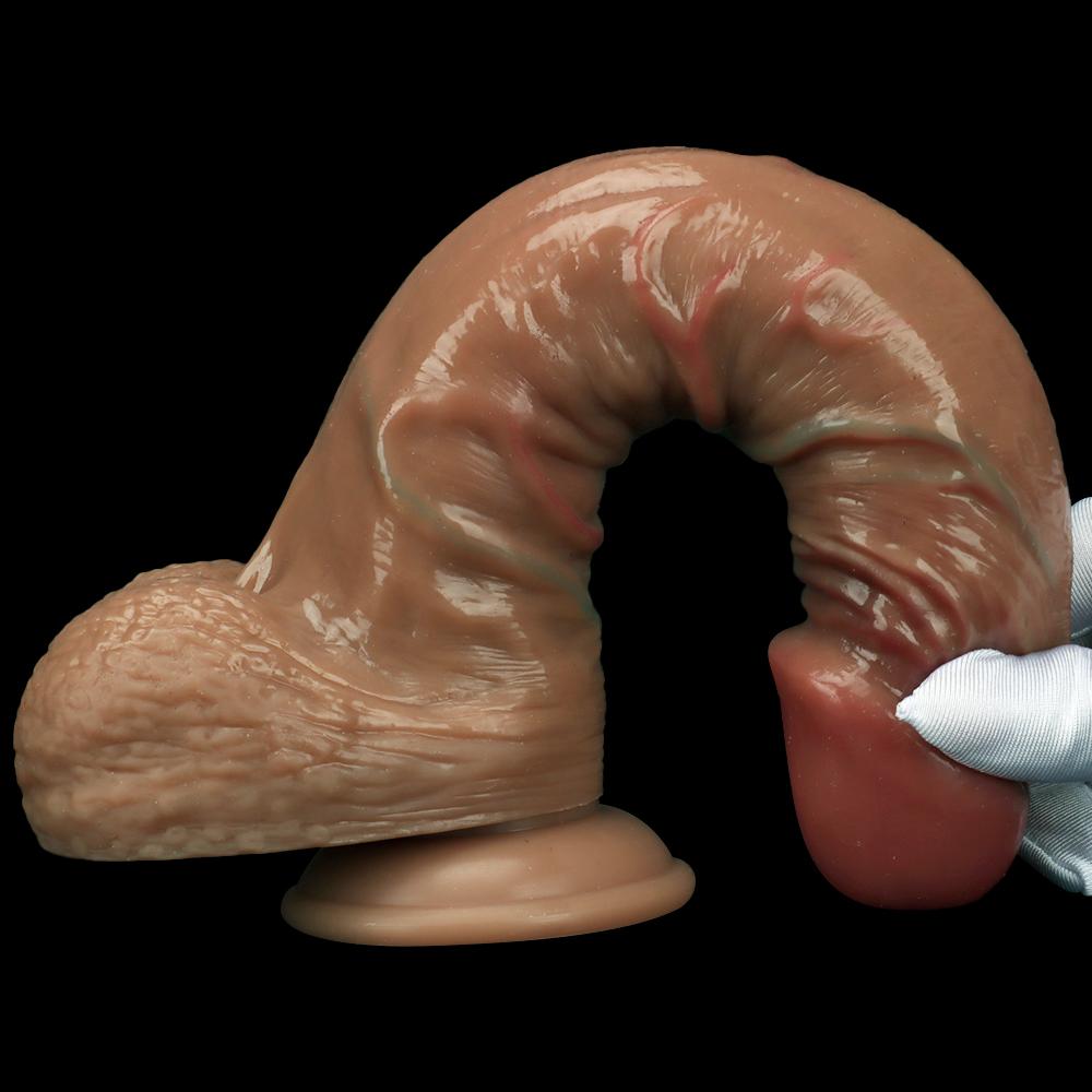 Super Soft Silicone Simulation Dildo Strap On Penis Adult Sex Toy Women's Masturbator Realistic Dick Fisting BDSM