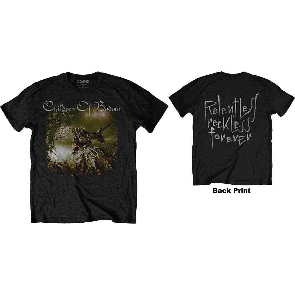 Children Of Bodom Unisex T-Shirt: Relentless (Back Print) (X-Large) 2XL