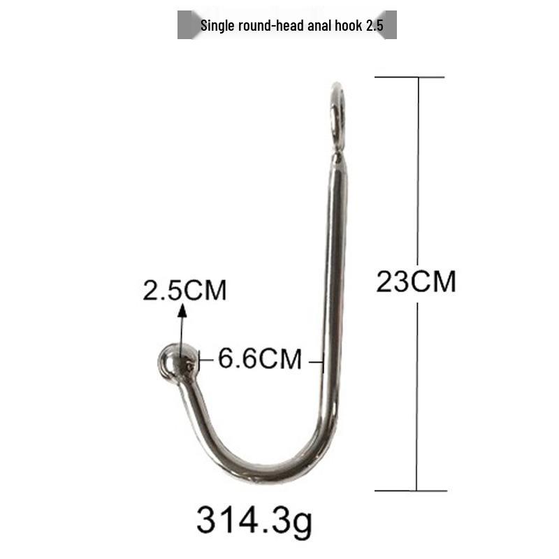 Adjustable Load-Bearing Anal Hook for BDSM Play