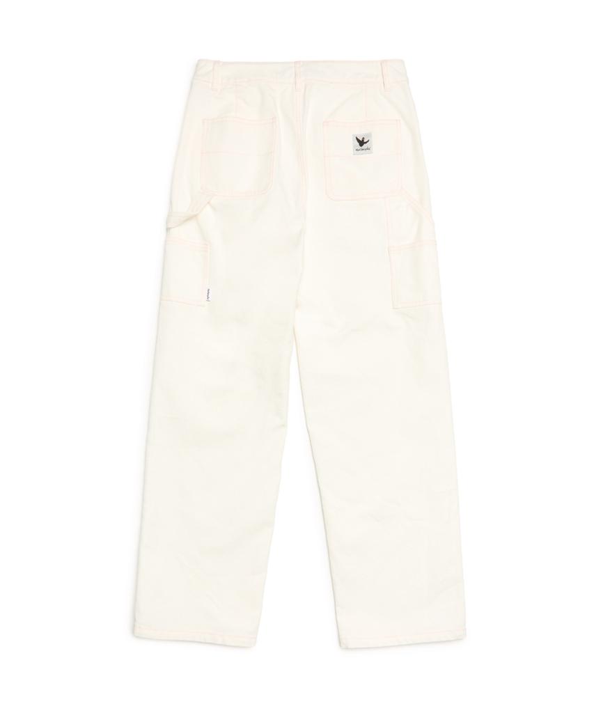 MARK GONZALES Women'S Carpenter Work Pants - Ivory