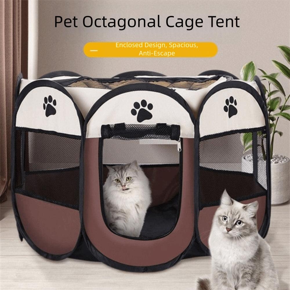 Scratch Resistant Foldable Pet Tent Waterproof Oxford Cloth Dog Kennel Cat House Home Furnishings