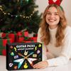 Advent Calendars 2025, Guitar Player Christmas Countdown Calendar With 22 Picks And Pick Holder, Bass Ukulele Music Lover Gift