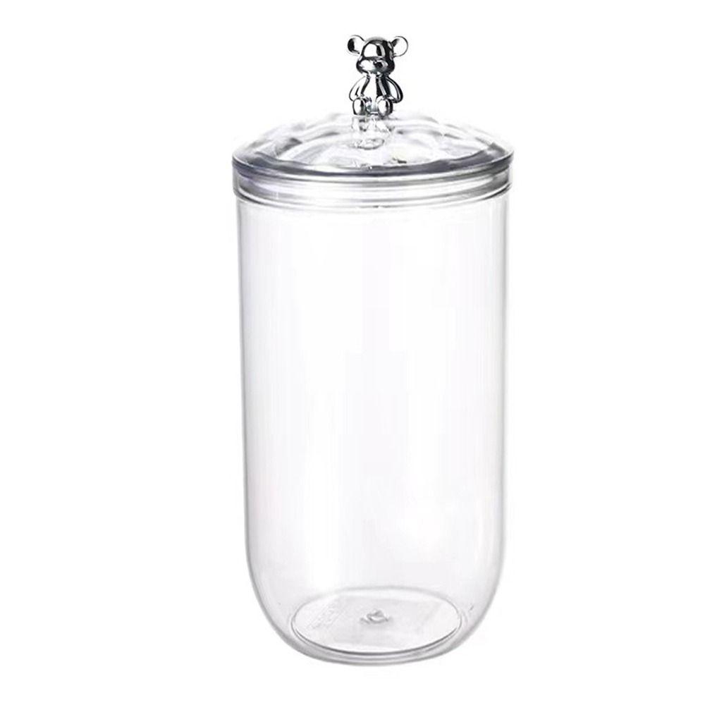 

Sealed Clear Sealed Jar Plastic Coffee Bean Storage Box Tea Coffee Sugar Storage Jars Dry Goods 2600ML