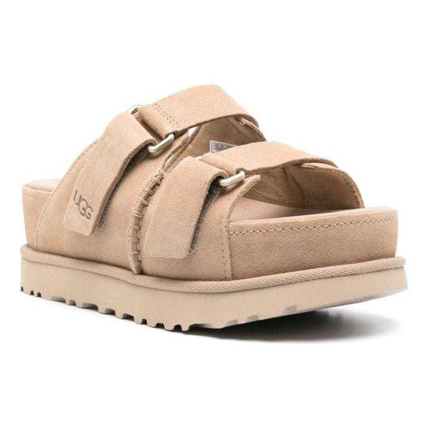 UGG Goldenstar Hi Slide Sand Tênis Femininos Castanho 1155458-SAN