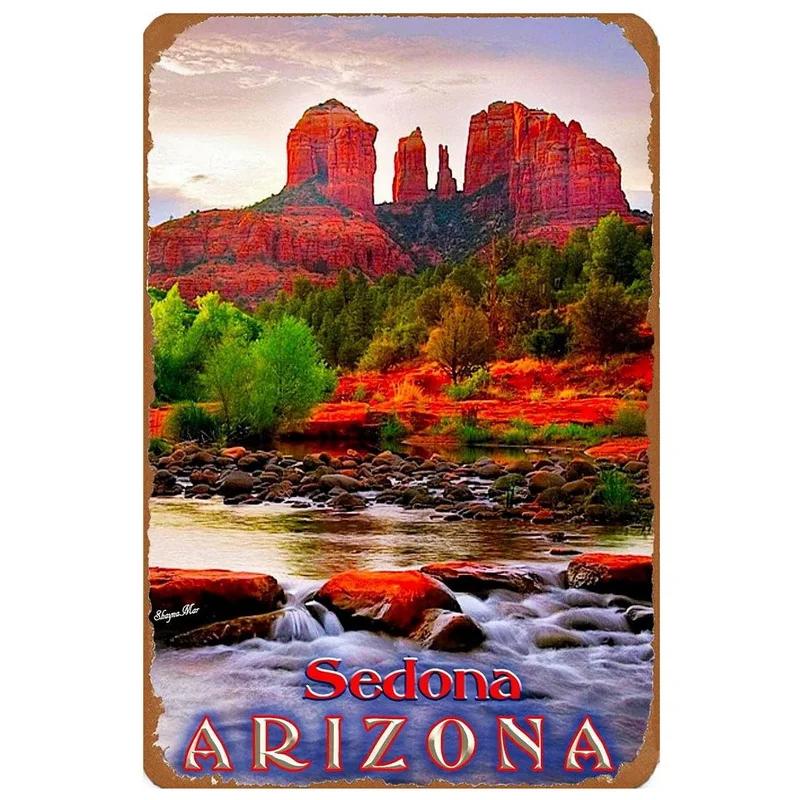 Metal Tin Signs Budapest Dublin Wall Decoration Plaque Vintage Art Poster Iron Painting for Man Cave Home Cafe Garden Club Bar