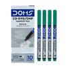Doms Non Toxic CD DVD OHP Marker Pens Green Pack Of 1 20pcs For Office School Multi Surface Writing Labelling Smooth Ink