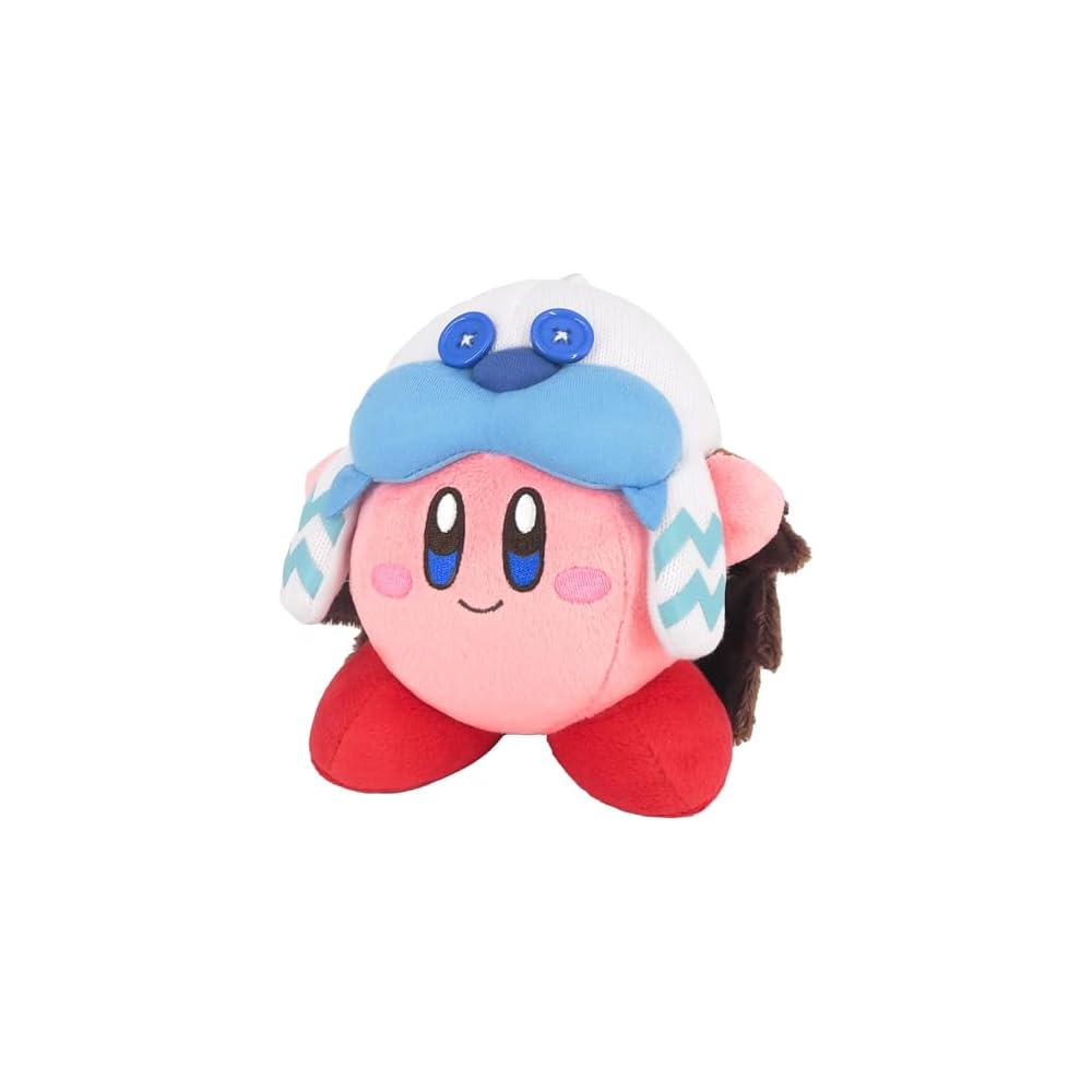 Sanei Trade Kirby Discovery Frost Ice Kirby Plush Toy Small 14cm x 12cm x 15cm
