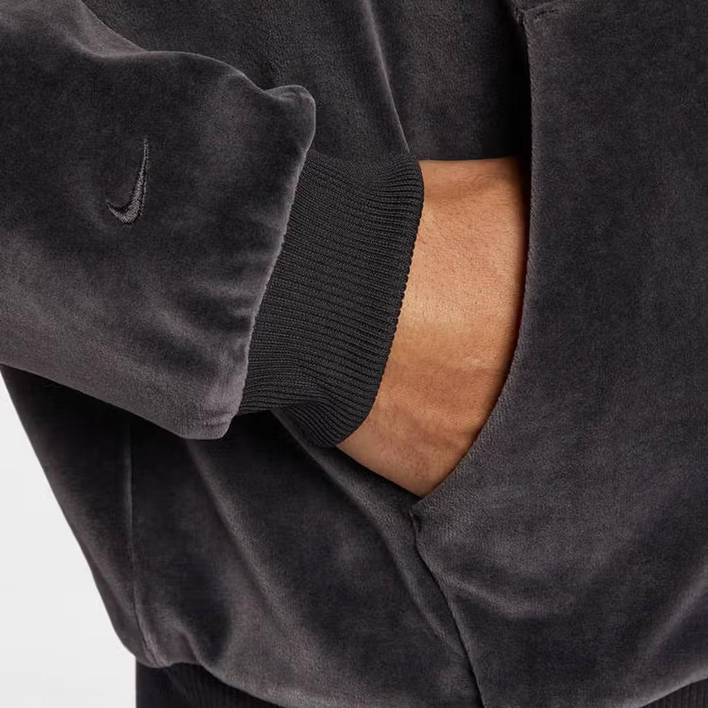 Nike LeBron Men's Velour Full-Zip Basketball Hoodie IM0636-010