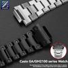16 mm roestvrijstalen horlogeband voor Casio G-SHOCK GBM-2100/GM-2100/GA-2100 Ga2100 metalen achthoekige armband vervangende horlogeband