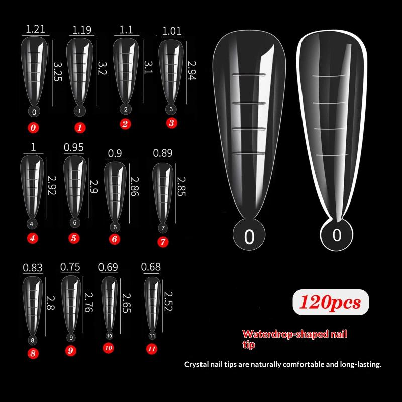 120Pcs Quick Building Nail Mold Tips Dual Nail Extension Form Full Cover Finger Nail Art Extend Builder Mold False Manicure Tool