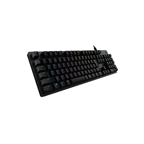 

Logitech G Gaming Keyboard G512r-CK Wired Clicky Blue Axis Solid Keying Feel GX Switch Japanese Layout LIGHTSYNC RGB USB Pass-Through Gaming Keyboard