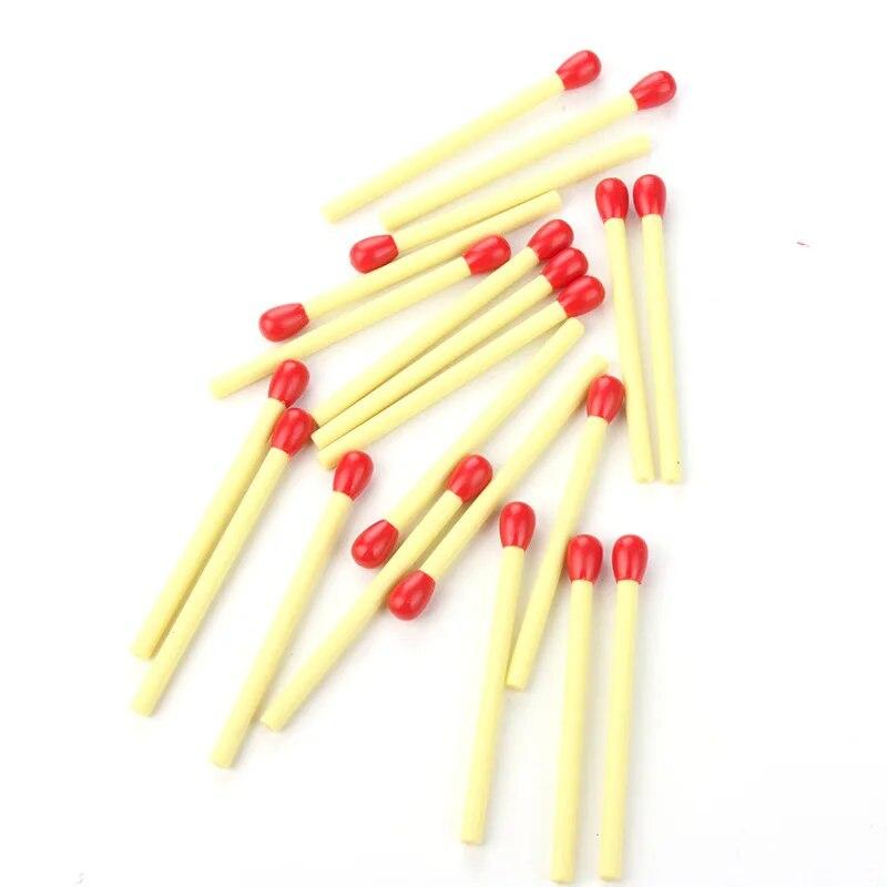 20 Pcs/Box Stationery Cute Kawaii Mini Matchstick Creative School Office Supply Ballpoint Pen Matche Funny Free Freebie Novelty