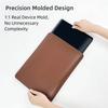 Étui de Protection pour Ordinateur Portable en Cuir PU Simple Étui de Protection Imperméable pour Tablette (12-16 Pouces)