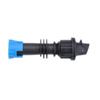 PE Pipe Valve Dripper, Greenhouse Drip Irrigation Connector with Switch Lock Nut and Bypass Male Thread Valve