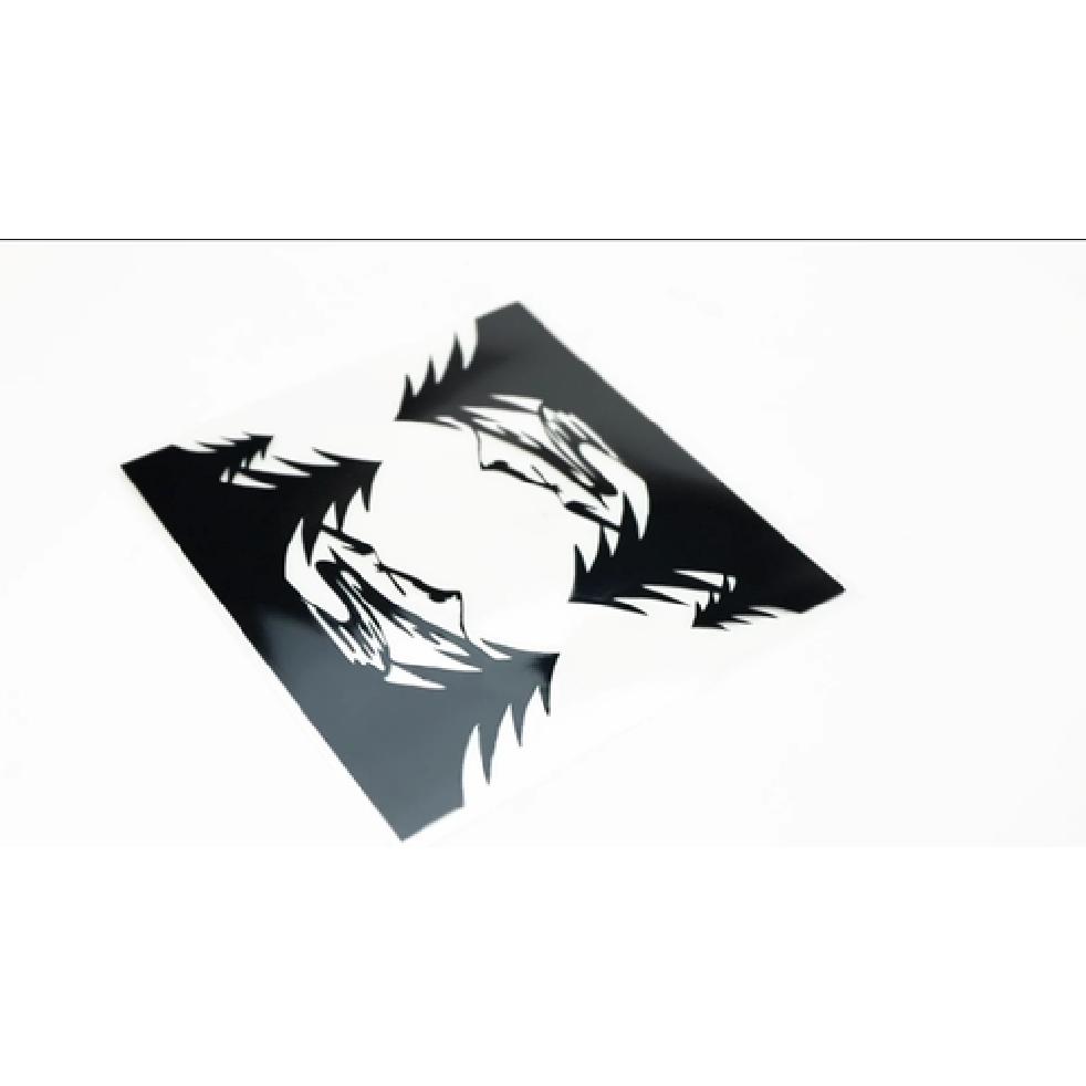 (2) Black Mountain Trail Team Fender Decals For Toyota Tacoma Tundra 4Runner FJ