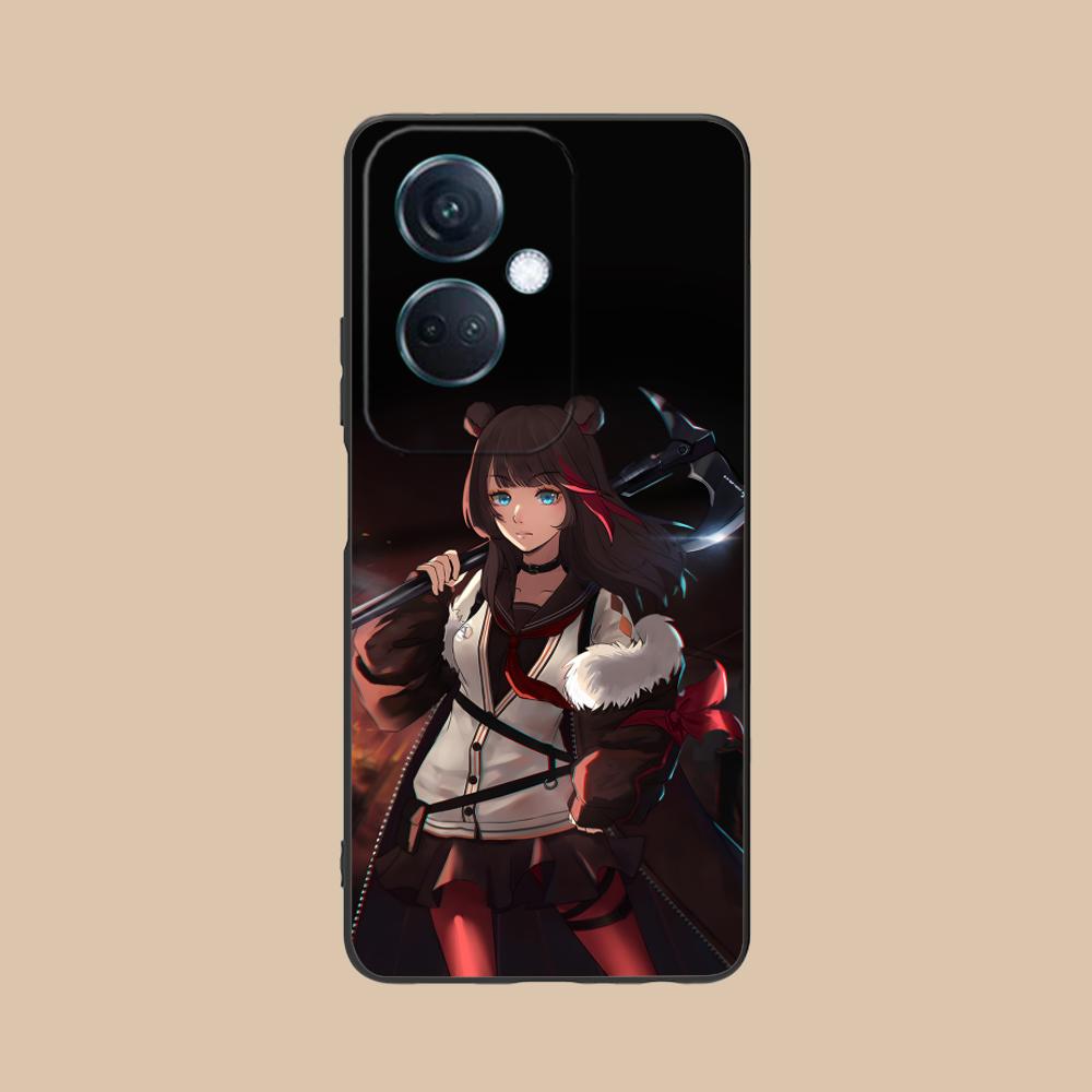 Arknights Zima Matte TPU Mobile Phone Case for OPPO Reno 14 13 12 11 10 9 8 7 6 5 F T Pro 5G Colorful Printing Cover