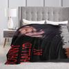 Johnny Hallyday  Plush Blankets Children  Flannel Throw Blanket For Bedroom Warm Soft  Quality Bedspread Gift Idea