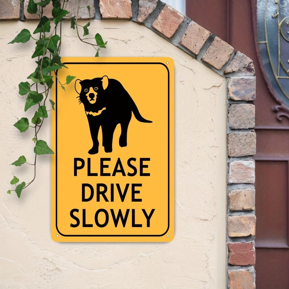 20x30cm Metal Speed Limit Sign Vintage Tin Plaque Wall Decor Indoor Outdoor Road Traffic Marker