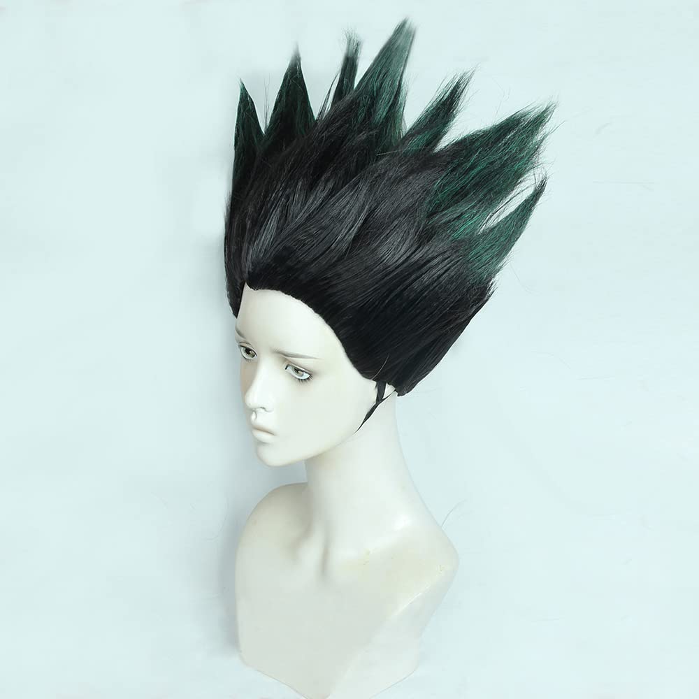 Cosplay Second Black Cool Short To Perfect for Plus 3 Bonus Wig and Memo Heat-resistant Wig, "The Castle," Hair, Style, Long, 33cm, Parties,