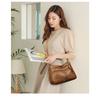 Women New Premium Soft Leather Crossbody Bag New Vintage Leather Large Pocket Multi-Compartment Shoulder Bag