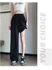 Women's Retro High-Waist Wide-Leg Pleated Pants - Summer Casual Loose Fit