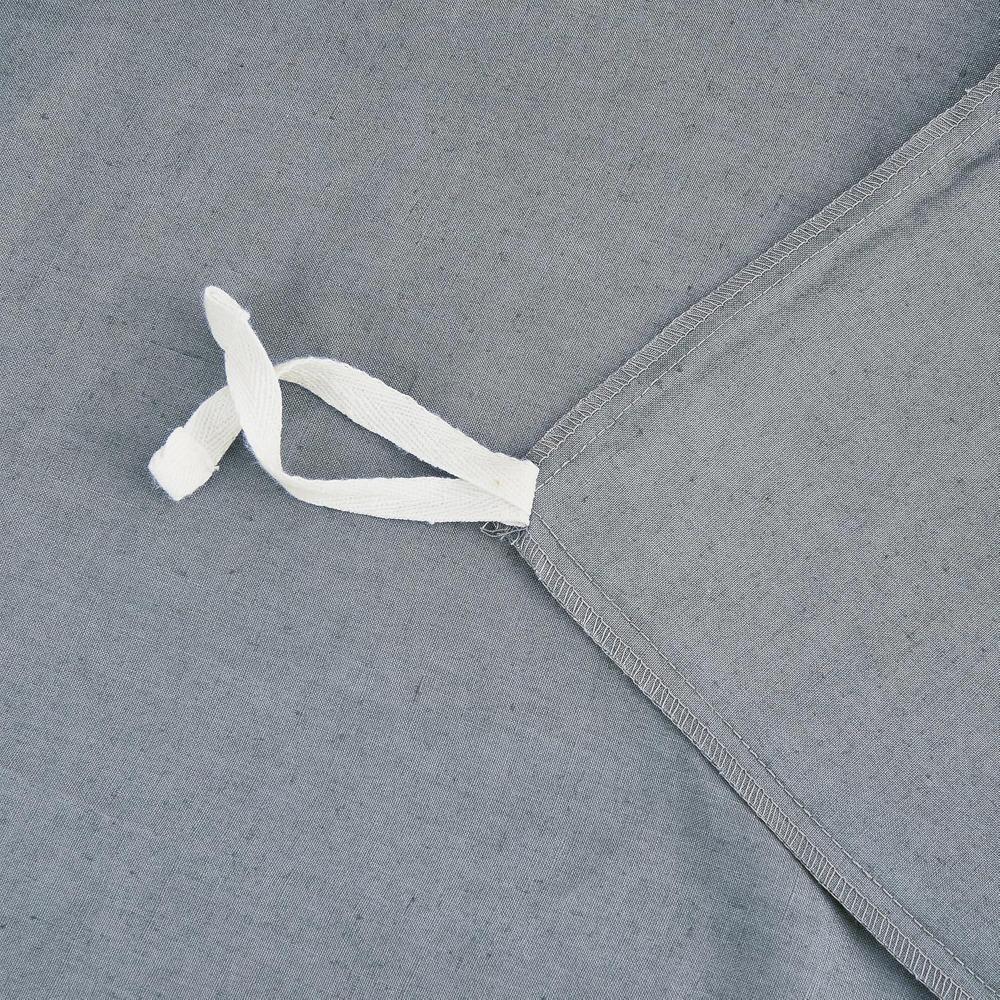 King Size Flax Linen Duvet Set - 3 Piece with Duvet Cover and Pillow Shams for Breathable Sleep and Durability