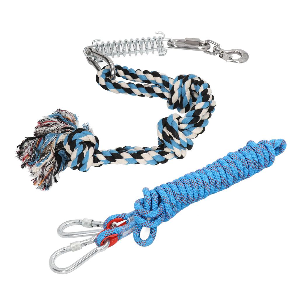 Jucărie pentru câini cu stâlp de primăvară, care se rotește la 360 de grade, constructor de mușchi, jucărie interactivă pentru cățeluș pentru interior