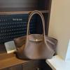 Handheld Light Luxury Lychee Grain Tote Bag - Women's Large Capacity Shoulder Bag for Autumn 2025
