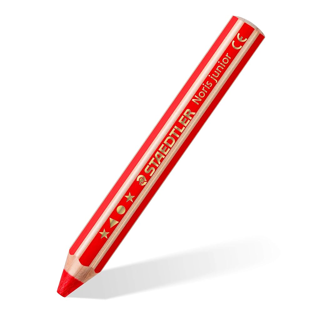 Staedtler Colored Pencils, 18 Colors x 2 Pencils, Noris Junior Watercolor Pencils, Bucket Set,