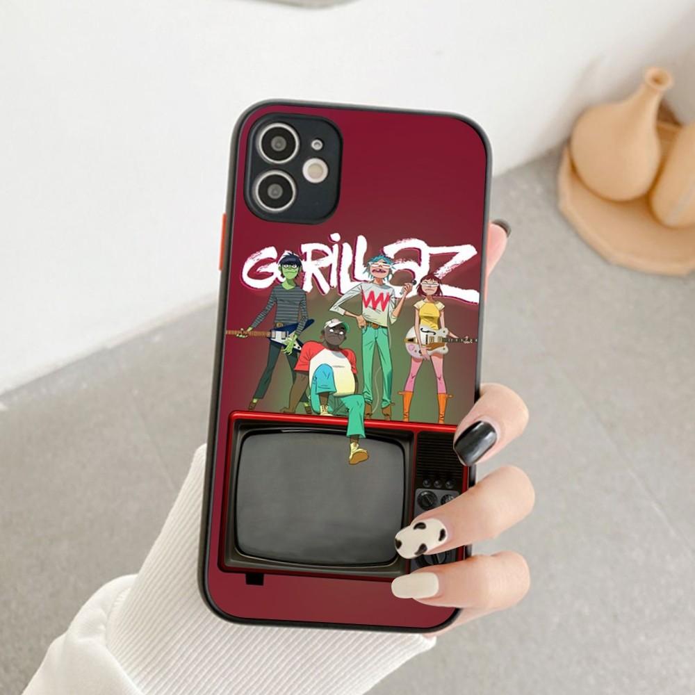

Anime G-Gorillaz Phone Case For IPhone 14 11 12 13 Mini Pro Max 8 7 Plus X XR XS MAX Translucent Matte Cover iphone 14