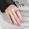Vintage Angel And Devil Wing Couple Rings Personalized Open Design Matching Bands For Men And Women Jewelry