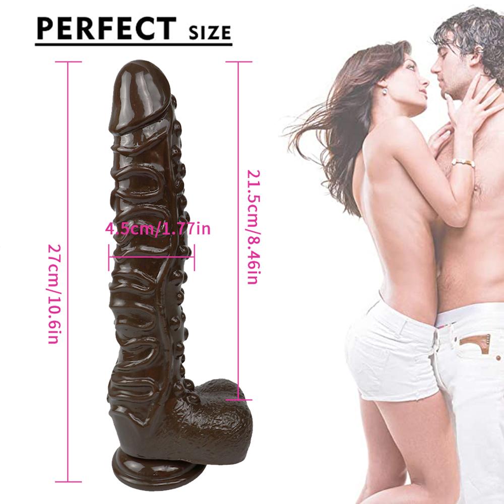 MoDi Dildo Realistic Fake Dick Penis Butt Plug Sex Toys for Woman Men Vagina Anal Massage