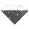 Vintage Rhinestone Face Mask Crystal Half-face Veil Jewelry Dance Party Jewelry  Banquet