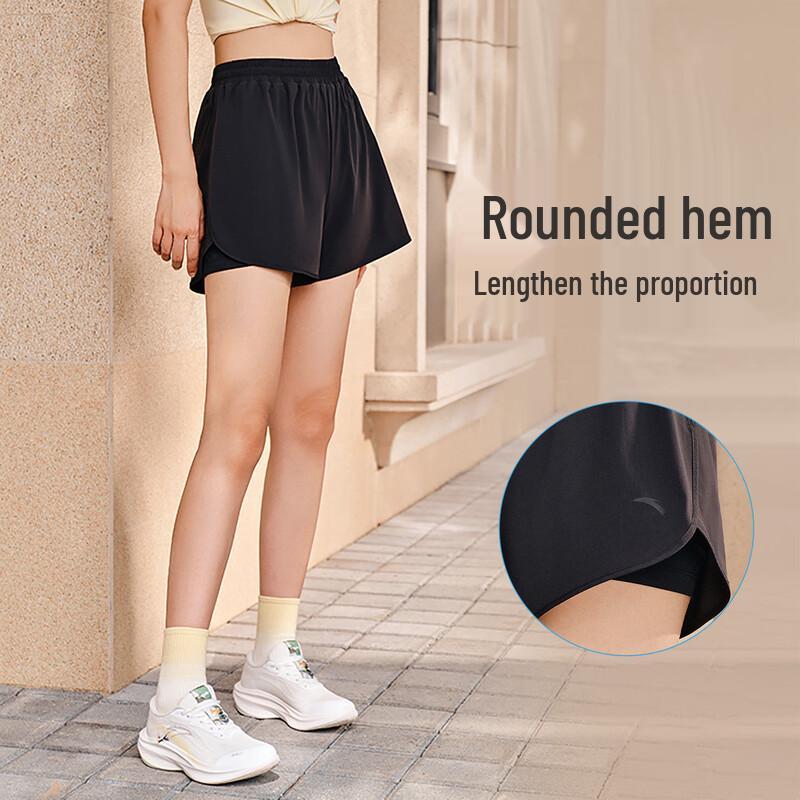 Anta Women's Cooling Two-Piece Running Shorts