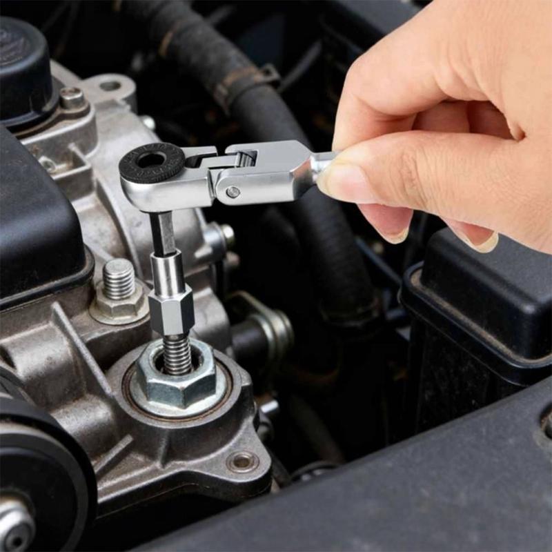 Compactly 1/4Inch Adjustable Torques Wrench Ratchet Bidirectional Spanner For 6.35mm Hex Screws Ergonomic Design Alloy