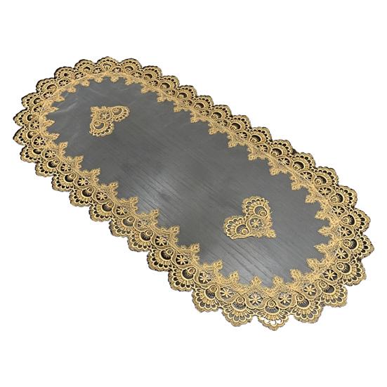 Oval Lace Table Runner Runner Doily Vintage Table Retro 90*40cm B