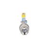 Nickel-plated Gas Ball Valve with Steel Lever (DSt) ORION (NN Version)