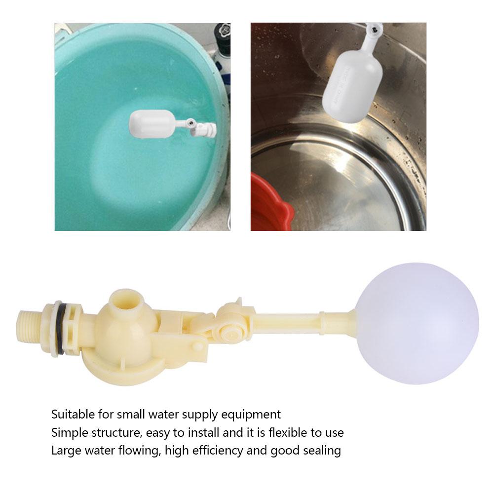 Float Ball Valve Plastic G1 2in Male Thread Inlet for Small Water Supply Equipment
