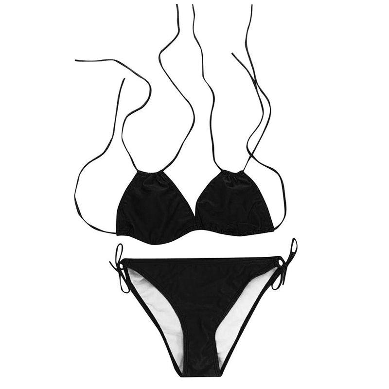 Stylish Women's Solid Push Up Padded Plus Size Bikini Set For Flattering Comfort And Fit