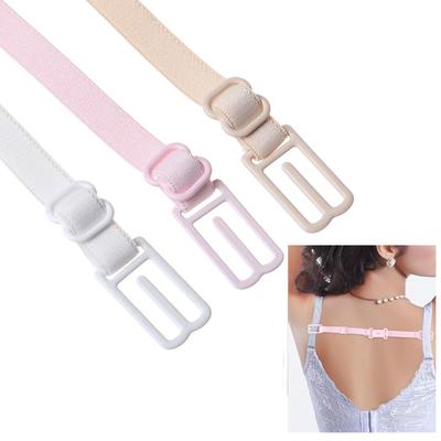 Fashion Women Detachable Back Clip Skid-proof Buckle Shoulder Straps Bra Strap Holder