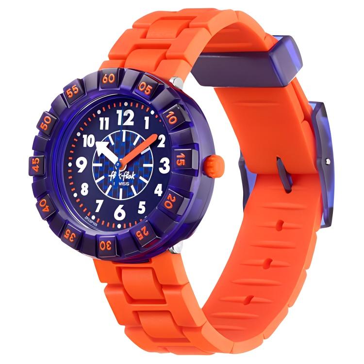 

SWATCH Flik Flak Quartz Movement Men s Watches Watch 36.7mm Blue Dial Plastic Watch Case Silicone Strap ZFCSP103 Blue Dial