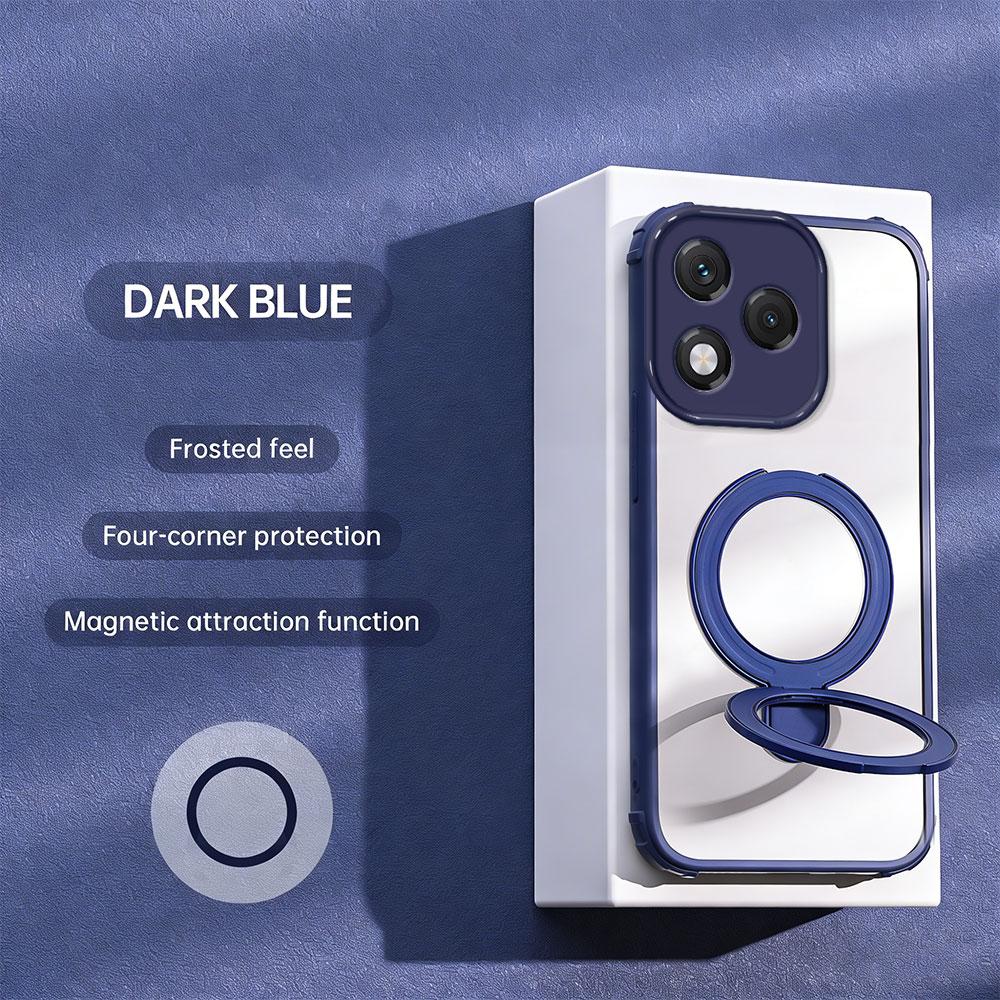Odporne na wstrząsy etui na telefon z magnetycznym uchwytem dla Honor 400 Lite 200 Pro 200 Magic 8 7 Pro X9C X9D X9B X9A X8B X7D X7C X7A X6C X6B X5C Plus Silikonowe etui