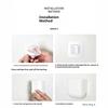 Self-Adhesive Plastic Wall Storage Rack No Drill Organizer for Mobile Phone Remote Controls Workplace Office Use