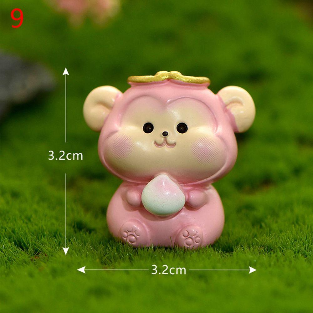 Niedliche Tischgarten-Dekoration DIY Mikro-Landschaftsbau Tiger Miniaturfigur Tierkreiszeichen