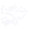 500 PCS 10mm Resin Buttons Clear 10mm Round Transparent DIY Craft Projects Shirt Buttons  Sewing