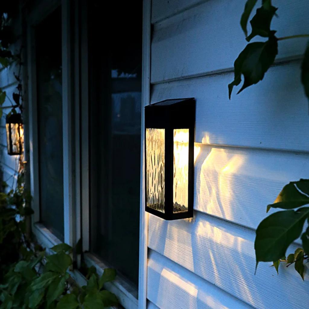 New LED Solar Wall Lamp Villa Entrance Garden Lamp High-end Modern Style Courtyard Decoration Outdoor Waterproof Solar Street Li