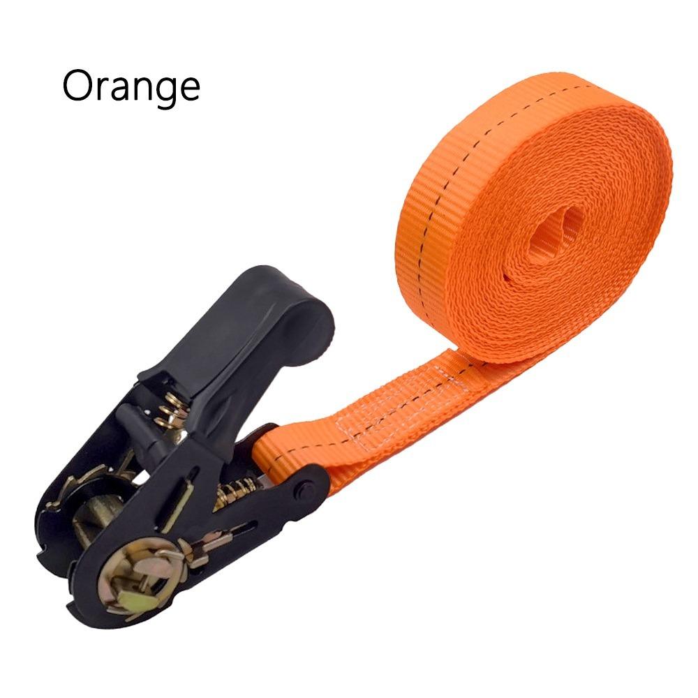 Fixed Strap Adjustable Ratchet Strap Metal Buckle Sturdy Rope Tightener with Claws Cargo Strap Retractor Car