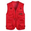 Gilet da uomo multitasche primavera e autunno quattro stagioni gilet casual da uomo tempo libero outdoor multitasche pesca fotografia gilet da lavoro