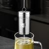 Infusore per Tè in Acciaio Inossidabile 316 con Coperchio Filettato Colino a Maglia Fine Filtro per Tè in Foglie Sfuse Strumenti per Cucina Bar Caffè Tè
